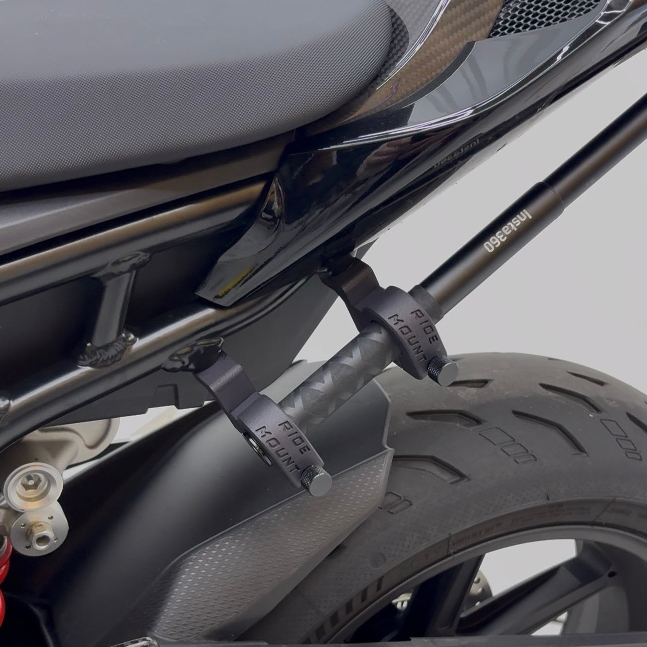 RideMount - Motorrad Halterung Insta360 Invisible Selfie Stick