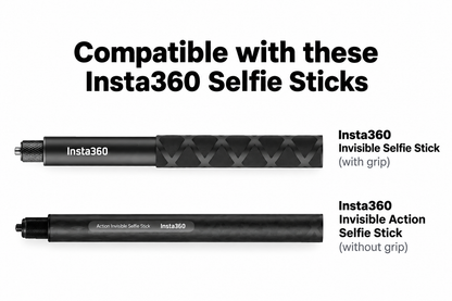 Selfie Stick Halterung für Motorrad - Insta360, DJI, RideMount